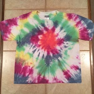 Youth Medium Tie-Dyed T-shirt